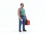Sam with Tool Box Mechanic 1:18 American Diorama Figure for scale models