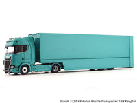Scania V8 730S Aston Martin Transporter 1:64 Kengfai scale model collectible truck