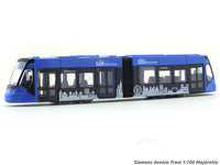Siemens Avenio Tram blue 1:100 Majorette Majorette scale model bus