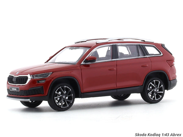 Skoda Kodiaq Red 1:43 Abrex diecast scale model car collectible