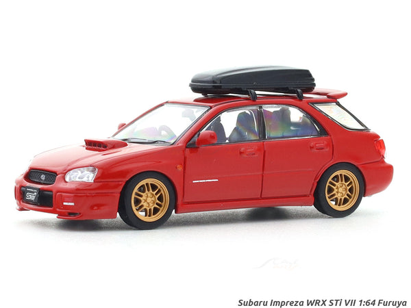 Subaru Impreza WRX STi VII red 1:64 Furuya diecast scale model car miniature car collectible