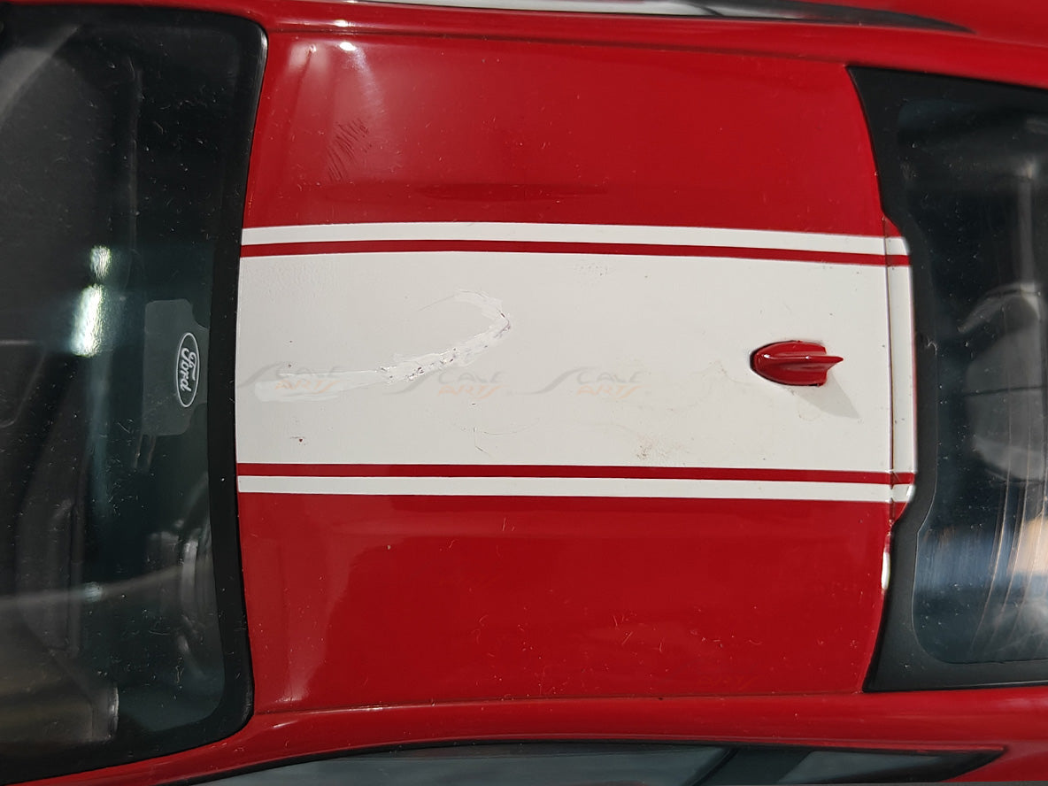 Paint Rashes : 2025 Shelby Mustang Super Snake Red 1:18 Solido Licensed ...