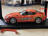 Broken Spoiler : 2024 Toyota GR Supra Tribute 1:18 Solido Licensed Diecast Scale Model Car Collectible