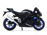 Suzuki GSX R1000 Black 1:12 MSZ diecast scale model bike collectible