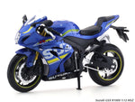 Suzuki GSX R1000 Blue 1:12 MSZ diecast scale model bike collectible