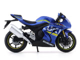 Suzuki GSX R1000 Blue 1:12 MSZ licensed diecast scale model bike collectible