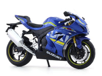 Suzuki GSX R1000 Blue 1:12 MSZ licensed diecast scale model bike collectible