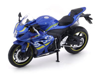 Suzuki GSX R1000 Blue 1:12 MSZ licensed diecast scale model bike collectible