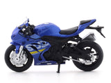 Suzuki GSX R1000 blue 1:18 MSZ licensed diecast scale model bike collectible