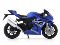 Suzuki GSX R1000 blue 1:18 MSZ licensed diecast scale model bike collectible