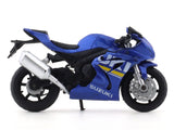 Suzuki GSX R1000 blue 1:18 MSZ licensed diecast scale model bike collectible