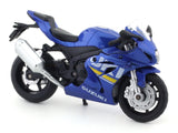 Suzuki GSX R1000 blue 1:18 MSZ licensed diecast scale model bike collectible