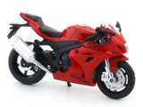 Suzuki GSX R1000 red 1:18 MSZ licensed diecast scale model bike collectible