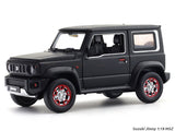 Suzuki Jimny Matte Black 1:18 MSZ licensed diecast scale model car collectible