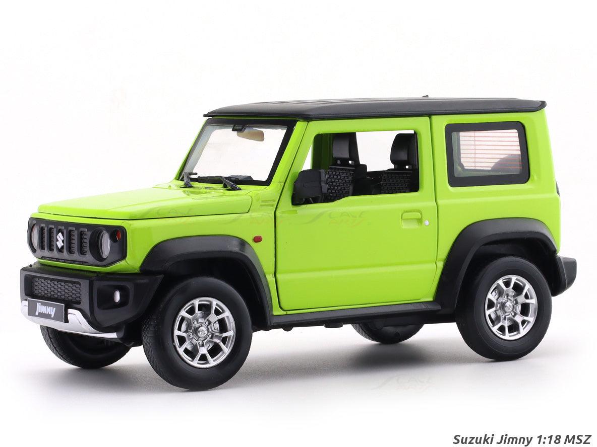 Suzuki Jimny Green 1:18 MSZ licensed diecast scale model car