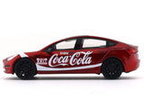 Tesla Model 3 Coca Cola 1:64 Time Micro diecast scale model car