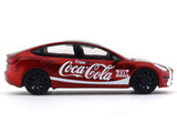 Tesla Model 3 Coca Cola 1:64 Time Micro diecast scale model car