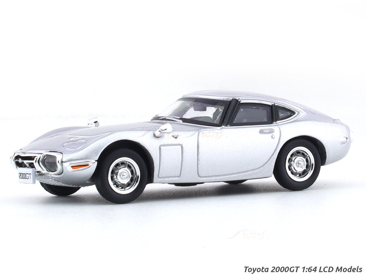 Toyota 2000GT silver 1:64 LCD Models diecast scale model car