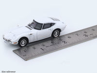 Toyota 2000GT white 1:64 LCD Models diecast scale model car miniature