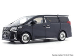 Toyota Alphard black 1:18 QY Toys diecast scale model car