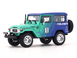 Toyota FJ40 & Nissan Skyline R34 with trailer 1:64 Time Micro diecast scale model collectible