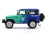 Toyota FJ40 & Nissan Skyline R34 with trailer 1:64 Time Micro diecast scale model collectible