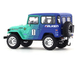 Toyota FJ40 & Nissan Skyline R34 with trailer 1:64 Time Micro diecast scale model collectible