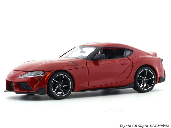 Toyota GR Supra red 1:24 Maisto licensed diecast Scale Model car