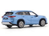 Toyota Highlander Hybrid light blue 1:64 LCD diecast scale model collectible