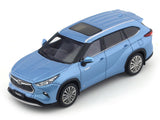 Toyota Highlander Hybrid light blue 1:64 LCD diecast scale model collectible