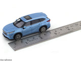 Toyota Highlander Hybrid light blue 1:64 LCD diecast scale model collectible