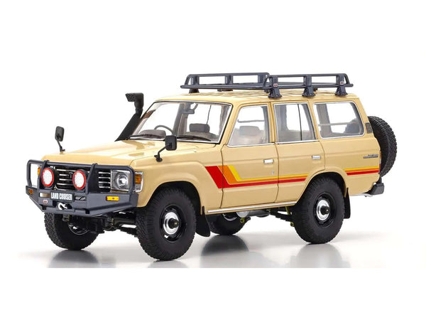 PreOrder :  1980 Toyota Land Cruiser 60 Beige 1:18 Kyosho diecast scale model car