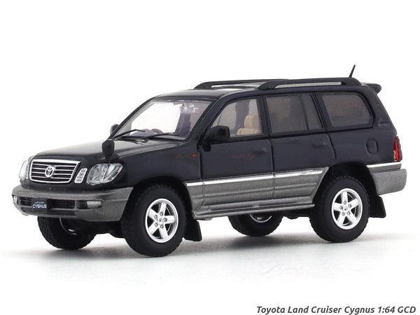 Toyota Land Cruiser Cygnus black 1:64 GCD diecast scale model miniature car