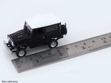 Toyota Land Cruiser FJ40 Black White 1:64 Hobby Fans diecast scale model car miniature