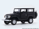 Toyota Land Cruiser FJ40 Black White 1:64 Hobby Fans diecast scale model car miniature