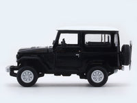 Toyota Land Cruiser FJ40 Black White 1:64 Hobby Fans diecast scale model car miniature