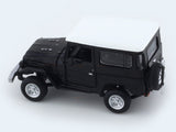 Toyota Land Cruiser FJ40 Black White 1:64 Hobby Fans diecast scale model car miniature