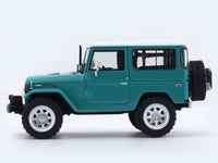 Toyota Land Cruiser FJ40 green with figure 1:64 TimeMicro diecast scale car collectible