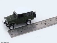 Toyota Land Cruiser FJ40 Green White 1:64 Hobby Fans diecast scale model car miniature