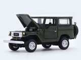 Toyota Land Cruiser FJ40 Green White 1:64 Hobby Fans diecast scale model car miniature