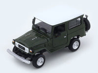 Toyota Land Cruiser FJ40 Green White 1:64 Hobby Fans diecast scale model car miniature