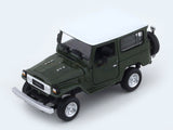 Toyota Land Cruiser FJ40 Green White 1:64 Hobby Fans diecast scale model car miniature