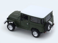 Toyota Land Cruiser FJ40 Green White 1:64 Hobby Fans diecast scale model car miniature