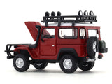 Toyota Land Cruiser FJ40 red with roofrack 1:64 Hobby Fans diecast scale model car