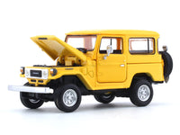 Toyota Land Cruiser FJ40 yellow 1:64 Hobby Fans diecast scale model collectible