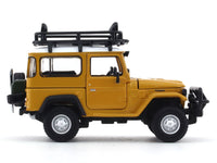 Toyota Land Cruiser FJ40 yellow with roofrack 1:64 Hobby Fans diecast scale model car