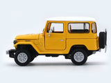 Toyota Land Cruiser FJ40 Yellow White 1:64 Hobby Fans diecast scale model car miniature