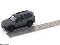 Toyota Land Cruiser JA300W GR Sport grey 1:64 Hobby Japan diecast scale model collectible