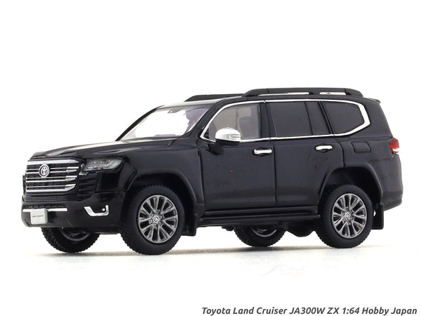 Toyota Land Cruiser JA300W ZX black 1:64 Hobby Japan diecast scale model collectible