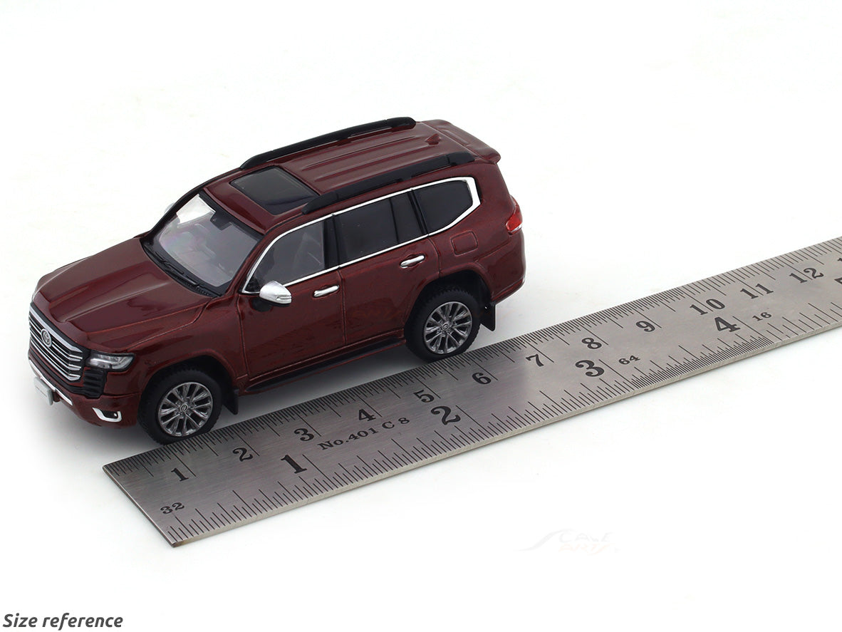 Toyota Land Cruiser JA300W ZX red 1:64 Hobby Japan diecast scale model